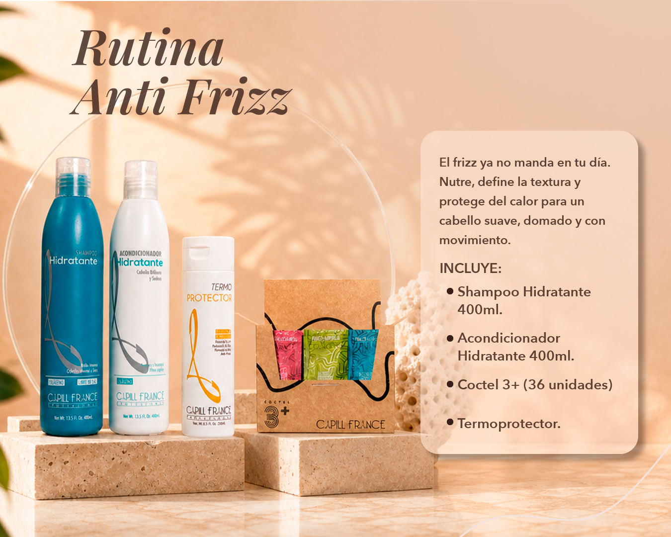 rutina anti frizz